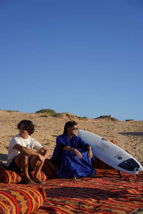 Agadir/Taghazout: Sandboarding & Sunset Tea with Fire Show - Timlalin Dunes: Where the Coast Turns Into Sahara-Style Sand