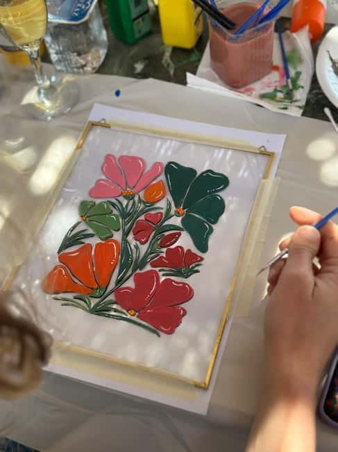 Antalya: Frame Glass Painting Workshop with Turkish Tea - Key things that make this Antalya glass workshop worth your time