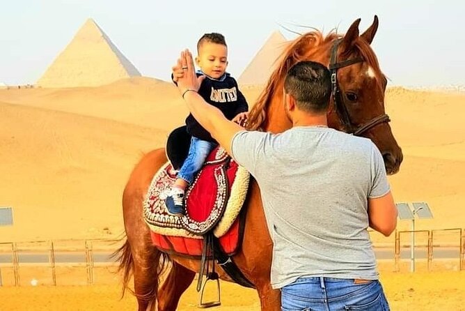 Arabian Nights immersion Pyramids Horse,camel Ride,Bedouin Tea - Sunset timing at Giza: why this schedule feels worth it