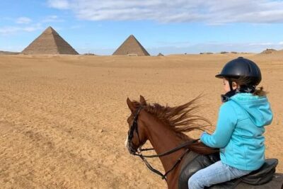Arabian Nights immersion Pyramids Horse,camel Ride,Bedouin Tea - Arabian horse ride into the Sahara dunes near Giza