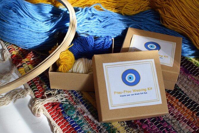 Athens: Evil Eye Weaving Workshop with Greek Tea - Meeting at Praxitelous 40: Simple logistics, easy access