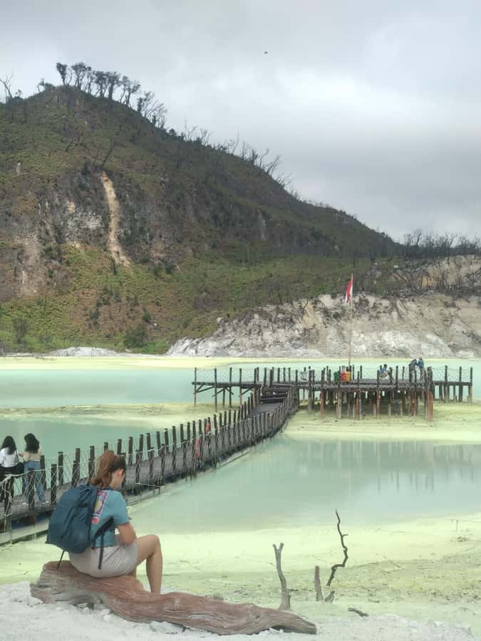 Bandung : White Crater, Tea Plantation Tour Guide Bandung - Rengganis Suspension Bridge: what’s included vs what costs extra