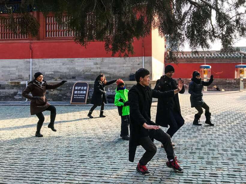 Beijing: Temple Of Heaven+Tai Chi Class+Tea Ceremony - Your Taiji class: calm movements, simple focus, real value