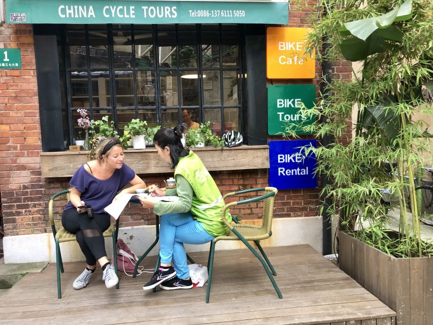 Biking Real Shanghai& Tea Tasting Experience - Meeting at Garden Hotel on Maoming Road (and getting set up)