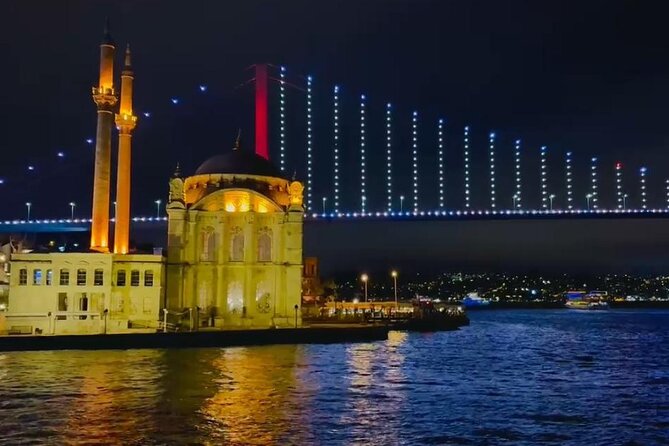 Bosphorus Night Lights: Guided Cruise With Tea and Cookies - Key highlights you will feel right away