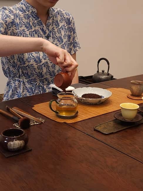 Busan: Join a Tea Ceremony & Create a Calligraphy Memento - Vintage Teaware That Changes the Whole Feeling