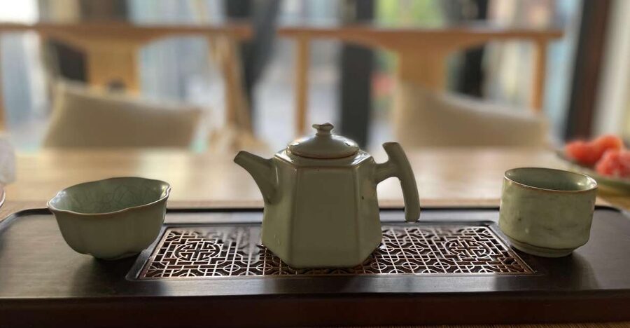 Chinese Tea ceremony in Beijing Hutong courtyard - The Hutong Courtyard Setting: What You’re Really Buying