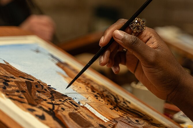Cinematic Watercolor Workshop and Tea Experience at Boma Café - Boma Café’s setup: art tools handled for you