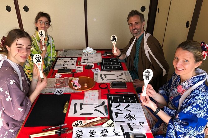Cultural Activities :Kimono, tea ceremony, Calligraphy and Amulet - Getting the most value for $171.73 in Hiroshima