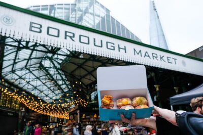 Delicious Doughnuts & Tea: Small-Group Borough Market Experience - St. John Bakery Borough Corner: start strong with the first doughnut hit