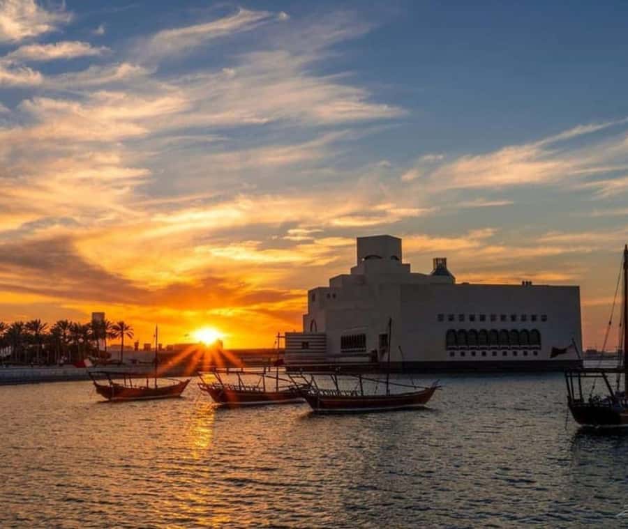 Doha: Dhow Cruise with Pickup, Drop-Off, Tea & Refreshments - On the Boat: Crew, Safety Gear, and the Guide in Plain English