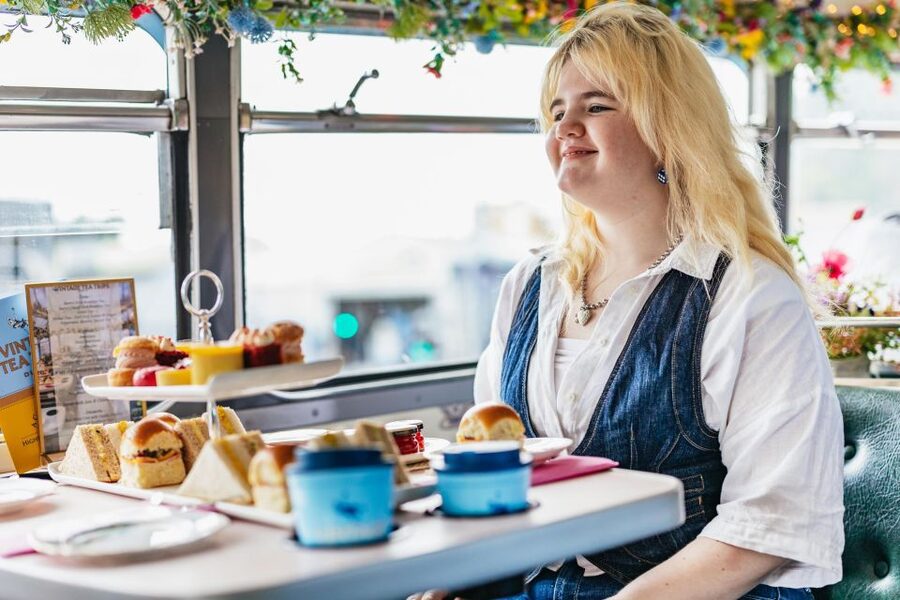Dublin: Afternoon Tea Vintage Bus Tour - Drinks, Teas, and That Included Thermal Cup