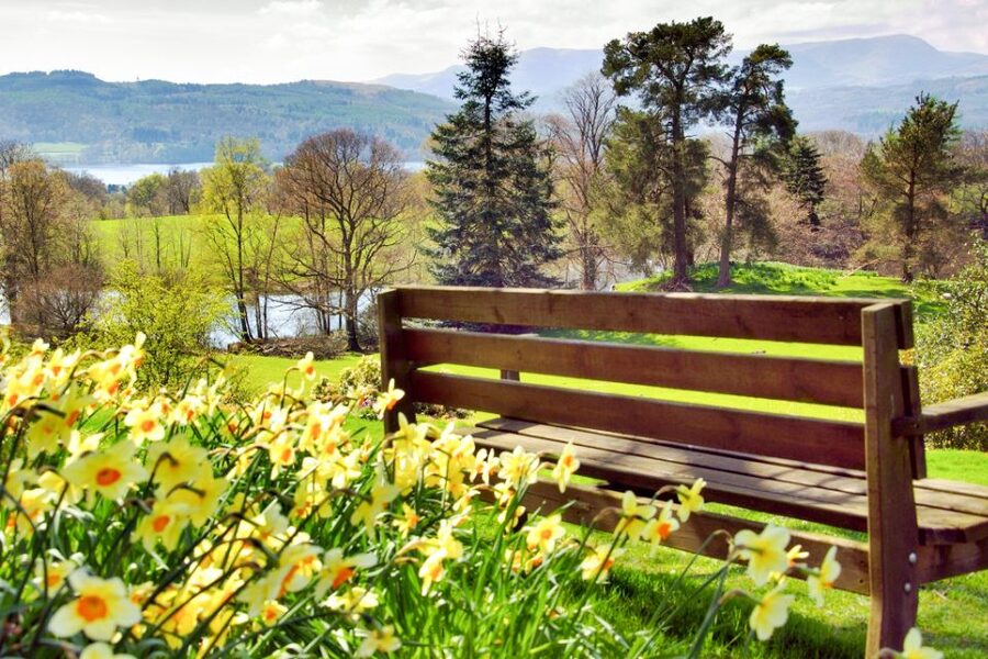 From London: Lake District Tour with Cream Tea & Cruise - Wray Castle viewpoint over Lake Windermere
