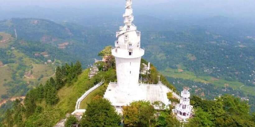 From Negombo: Ambuluwawa Tower & Tea Factory,Kandy Day Trip - Ambuluwawa Biodiversity Complex Tower: panoramic views, tight stairs, and timing