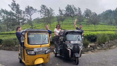 Haputale:Glorious Tuk Tuk Ride to Lipton'sSeat & Tea Factory - Lipton’s Seat and the Thomas Lipton Statue Bench Photos