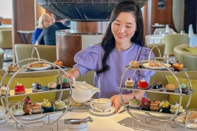 Heritage Tour and Afternoon Tea at Queen Elizabeth 2 Dubai - Queens Grill afternoon tea: Cunard or Britannia options