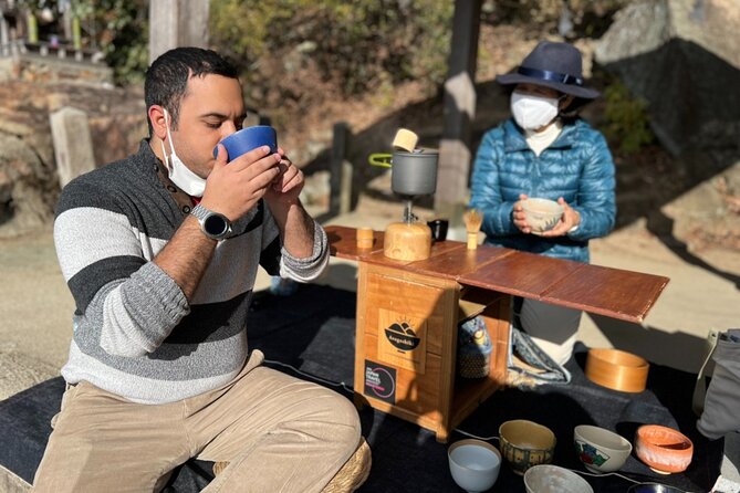 Hiroshima Local guided Hiking Tour&Open-air Tea Ceremony - Futabayama Peace Pagoda: views, perspective, and a breath of forest time