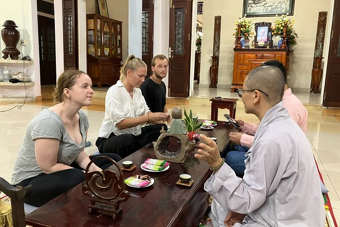 Hue Retreat: Tea and Meditation Tour with Vegetarian Meal - A Simple Evening Plan in Hue (Tea, Breath, and Pagoda Time)