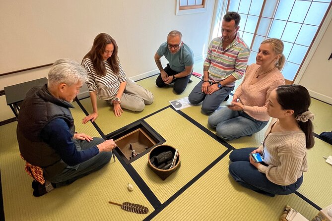 Japanese Sweets Making & Tea Ceremony in Yokohama, suburban Tokyo - Tea ceremony on tatami: guest manners, matcha prep, and charcoal water