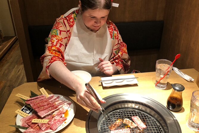 Kimono and Tea Ceremony in Asakusa Private Food Tour With Guide - Stop 2: Nakamise Shopping Street (Kaminarimon) and the snack strategy