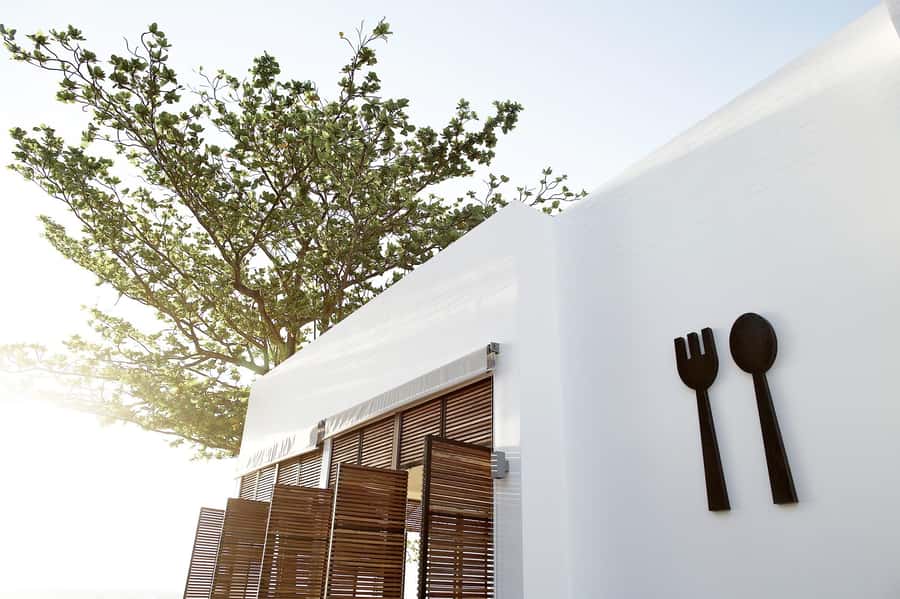 Koh Samui: The Page Afternoon Tea at The Library - The Library’s minimalist design and oceanfront views