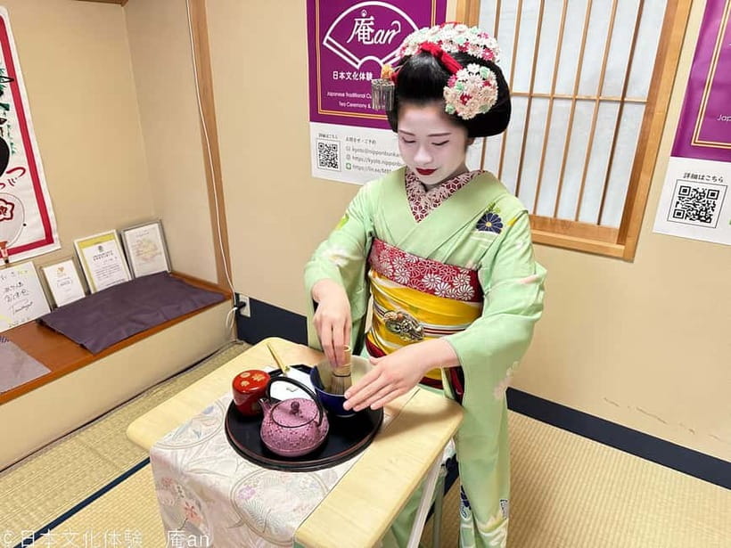 Kyoto: Tea Ceremony with Maiko - Meet the Host: Maiko (or Geiko) First, Then Tea