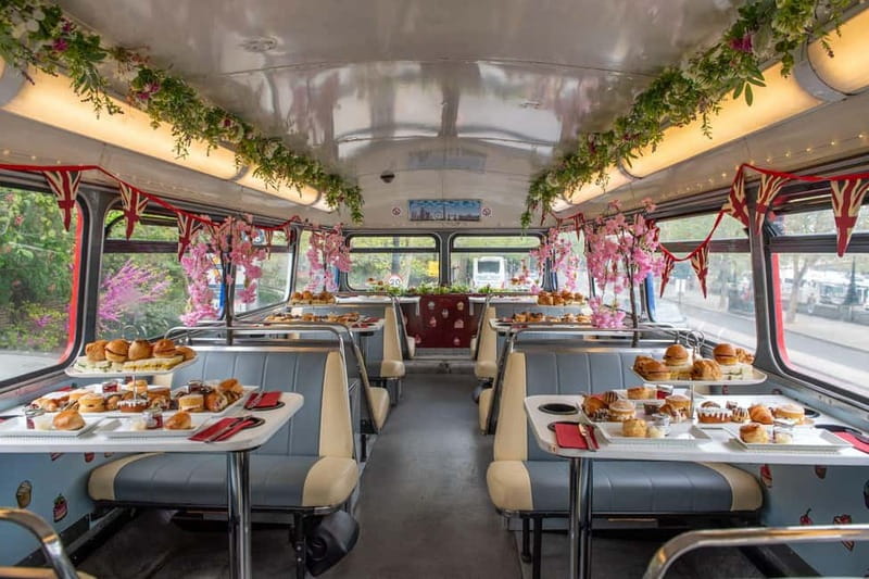 London: Great British Afternoon Tea Bus Tour - A 1960s Routemaster afternoon tea on wheels
