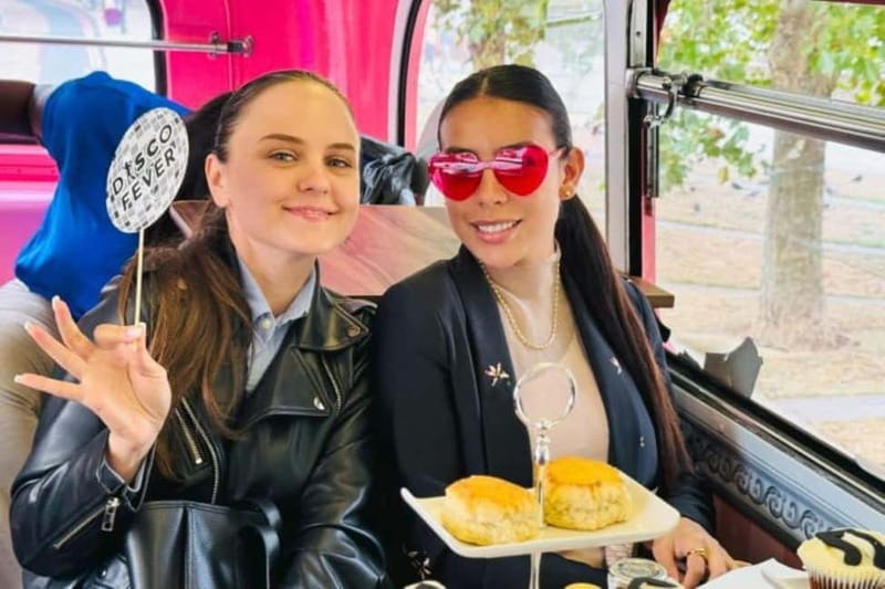 London: "Here We Go Again" Afternoon Tea Bus - What This Afternoon Tea Bus Feels Like on the Thames