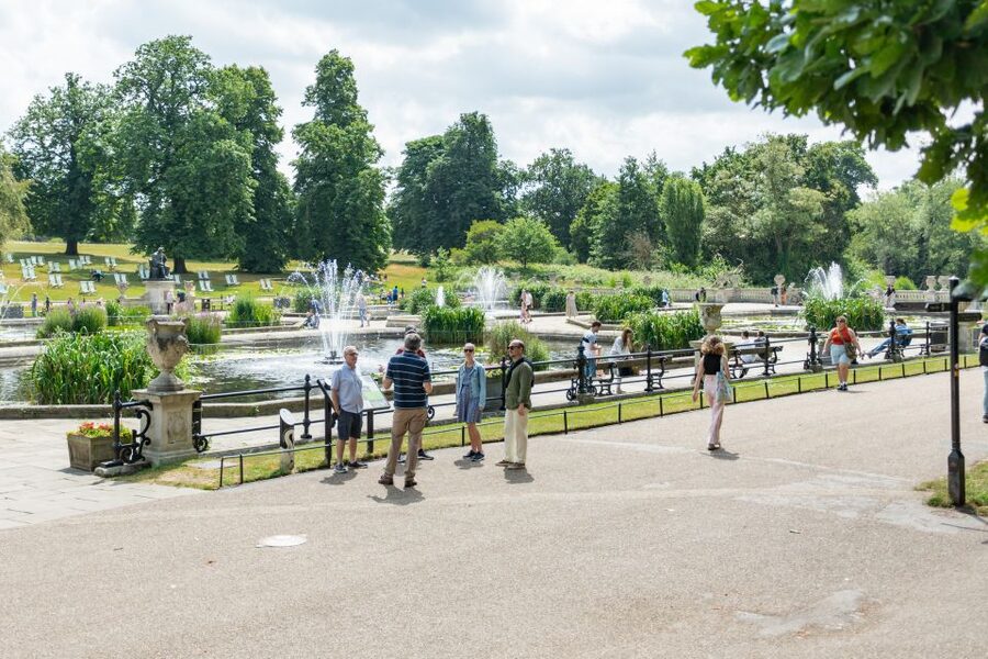 London: Kensington Palace Gardens Tour with Royal High Tea - The menu: classic British sandwiches, Welsh butter scones, and cake choices