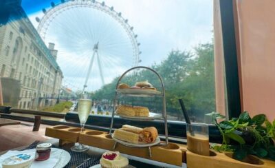 London: Taylor Swift-Inspired Afternoon Tea Bus Tour - On board the double-decker: the sightseeing is real, but it’s not a guided lecture