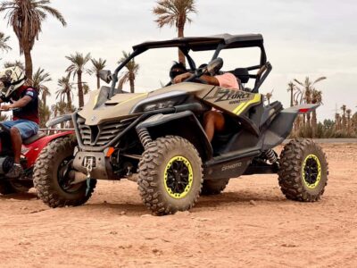 Marrakech : buggy excursion at the Sunset with tea break - The 3-hour flow: Pickup, driving blocks, photo stop, and tea