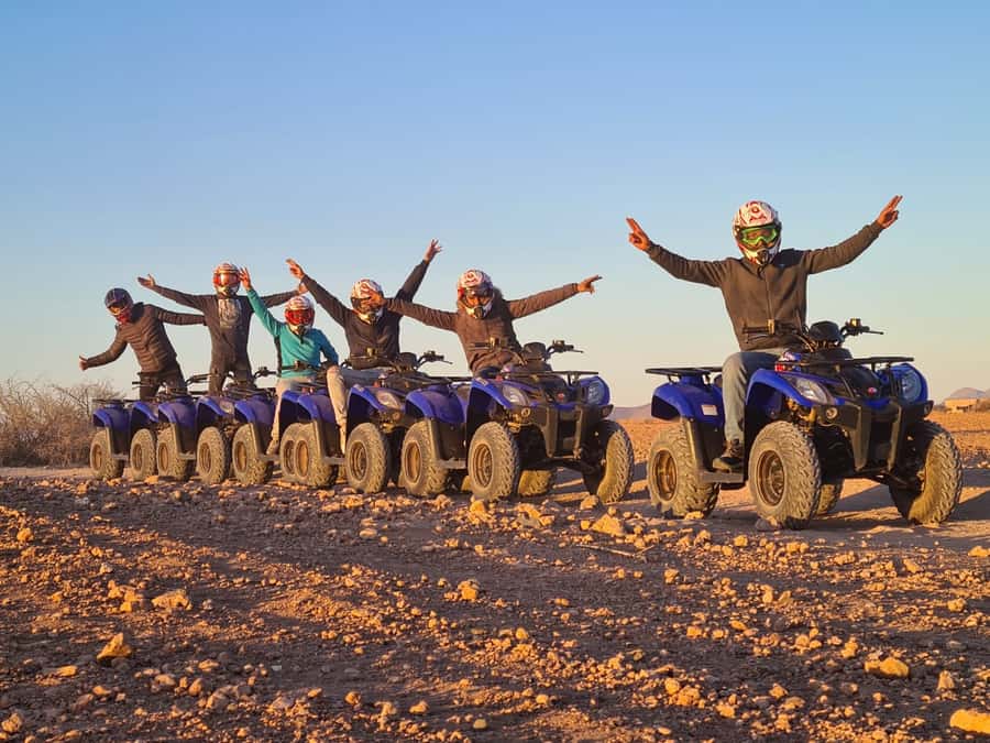 Marrakech: Desert and Palm Grove Quad Tour with Tea - Timing and what the full 3–4 hours feels like