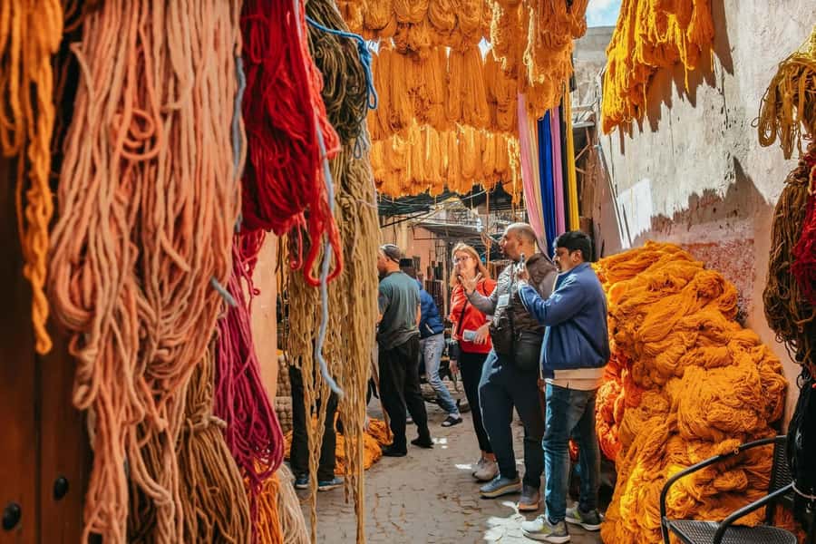 Marrakech Highlights: Guided City Tour With Local Guide - Ben Youssef Madrasa: cedar, mosaics, and the Saadian connection
