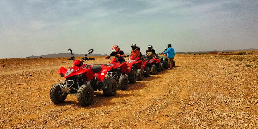 Marrakech: Palmeraie Guided Quad Biking Tour with Tea - Palm-Tree Photo Stop: Quick Views, Smart Breaks