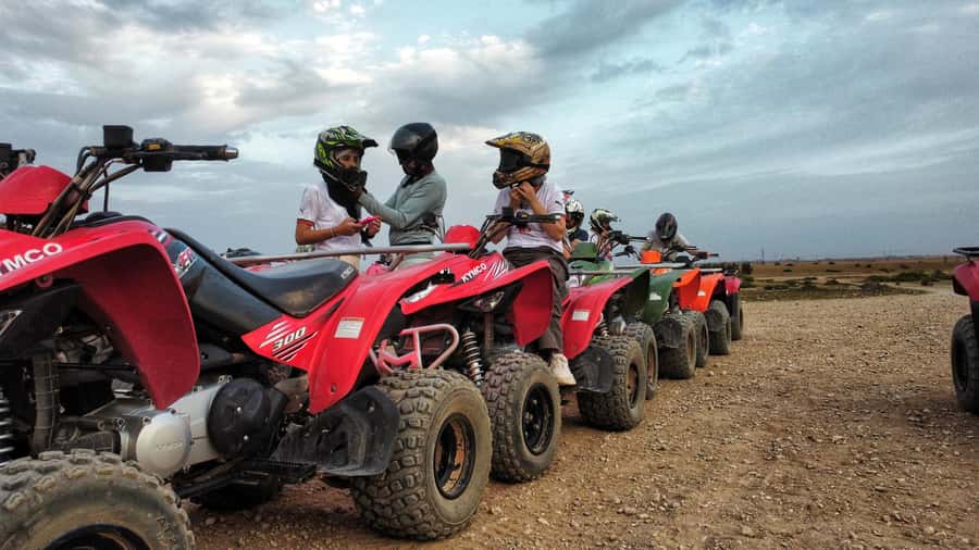 Marrakech: Palmeraie Guided Quad Biking Tour with Tea - Tea Break and Berber Village Stop: The Snack Part Is Not an Afterthought
