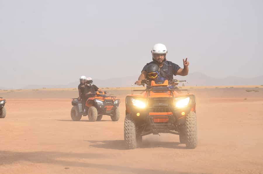 Marrakech: Palmeraie Guided Quad Tour with Tea Break - First Quad Session: Off-Road Time Through Palmeraie Paths