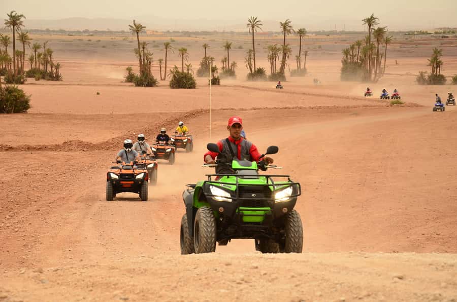 Marrakech: Palmeraie Guided Quad Tour with Tea Break - Safety Gear and First-Face Briefing: You Won’t Be Thrown to the Quads