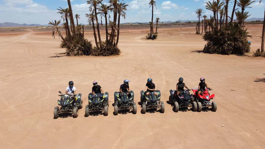 Marrakech: Quad activity in the Palmeraie with Tea break - What You Get (Equipment, Insurance, and Guide Support)