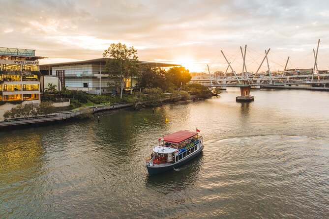 Morning Sightseeing Cruise: 10:30am-12pm (90min) - South Bank from the water: beaches, lagoons, and parklands