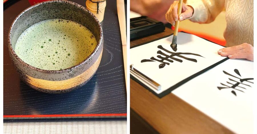 Osaka: Private Tea Ceremony and Calligraphy Experience - 135 minutes split the right way: calligraphy first, then tea