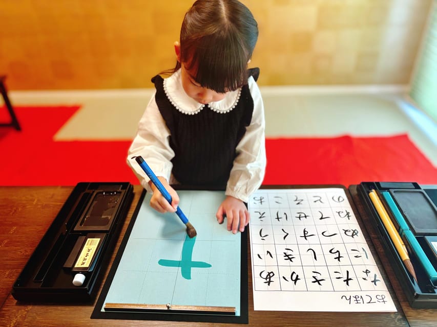 Osaka: Private Tea Ceremony and Calligraphy Experience - Calligraphy lesson: pick a theme, choose kanji, and finish with your stamped souvenir
