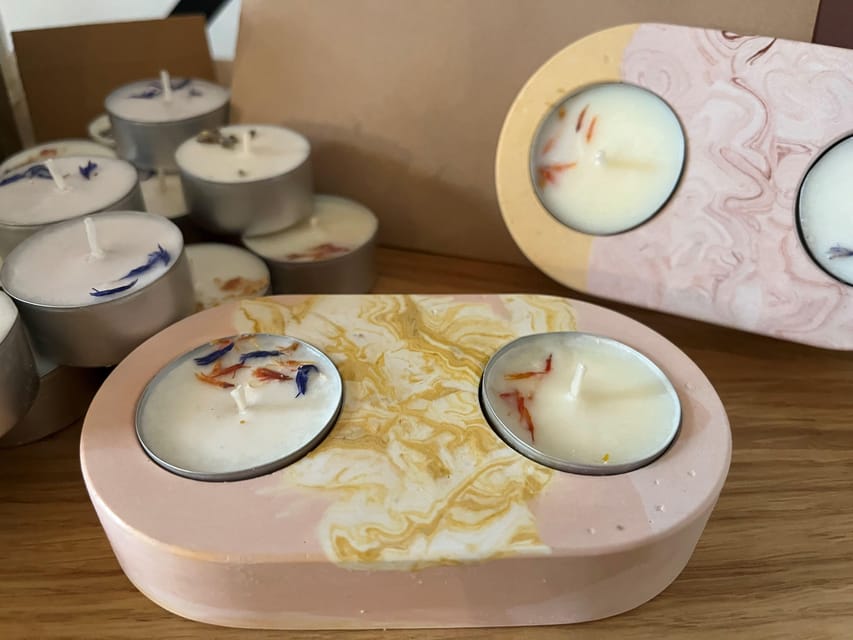 Prague: Craft your unique tea-candle holder set - Candle scents and decorations: how to make it feel personal