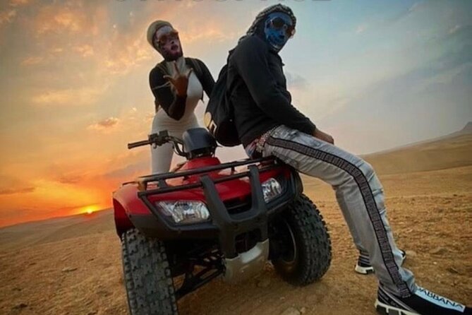 Quad Bike ATV Tours in Desert of Giza Pyramids with Egyptian Tea - The desert café break: your drink choice and a real rest stop