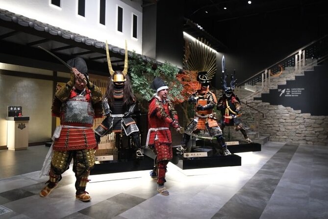 Samurai dress-up and shows, plus Tea Ceremony & Calligraphy - Samurai Armor, Tea, and Calligraphy in One Clean Package (3 Hours)