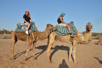 Sunset camel ride in Agadir with transport, tea and cakes. - Hotel pickup and transport: easy starts matter