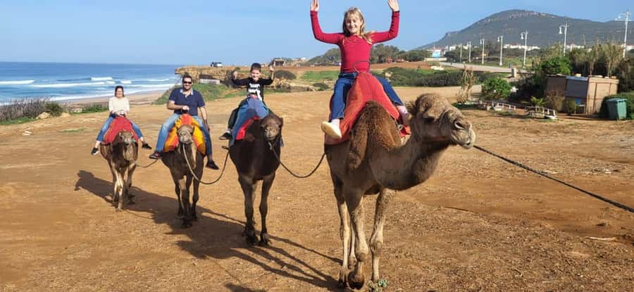 Tangier: sunset, tea, camel ride, Cape Spartel and caves. - Hercules Caves: short walk, extra ticket, and the timing factor