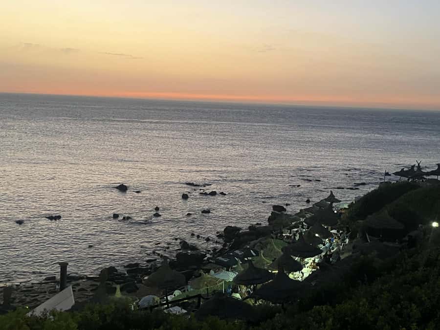 Tangier: Sunset, Tea, Sweets, Camel Ride, and Hercules Caves - Hercules Caves at the Atlantic edge: quick visit, big payoff