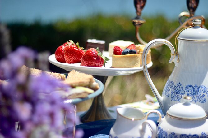 Tea By The Sea - The Menu: Tea Sandwiches, Fruit, Olives, Nuts, and Pastries