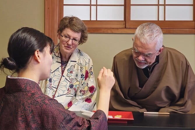 Tea Ceremony in 150 Years Old Townhouse with Tables and Chairs - Getting ready: socks, clothing, perfume, and phone rules