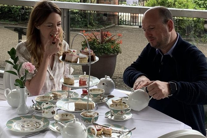 The Kensington Palace Gardens Royal High Tea - High tea in the Orangery: sandwiches, scones, cakes, and tea